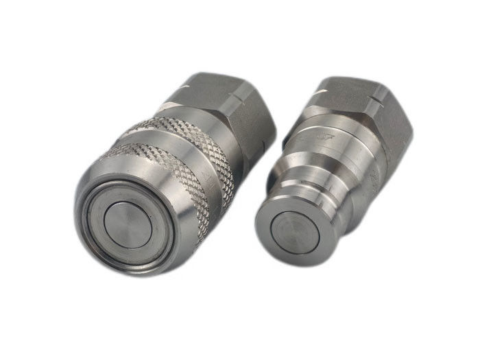 0.75 Inch 316 Stainless Steel BSPP Flat Face Coupler